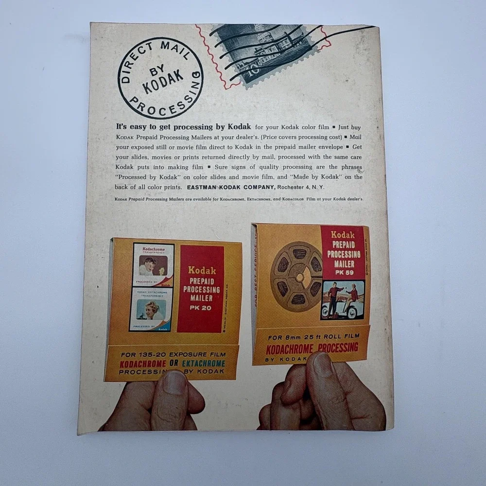Vintage U.S. Camera International Pictures 1964 Tom Maloney Blue Softcover‎ Book